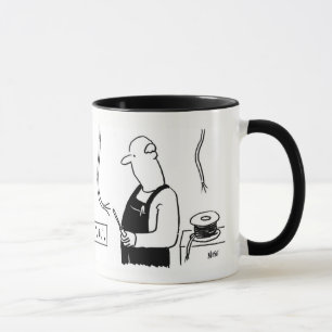 Mug Caricature électrique sur travailleur électrique