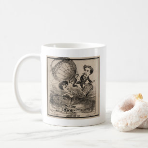 Mug Caricature Française Du Ballooniste En Ballon À Ai