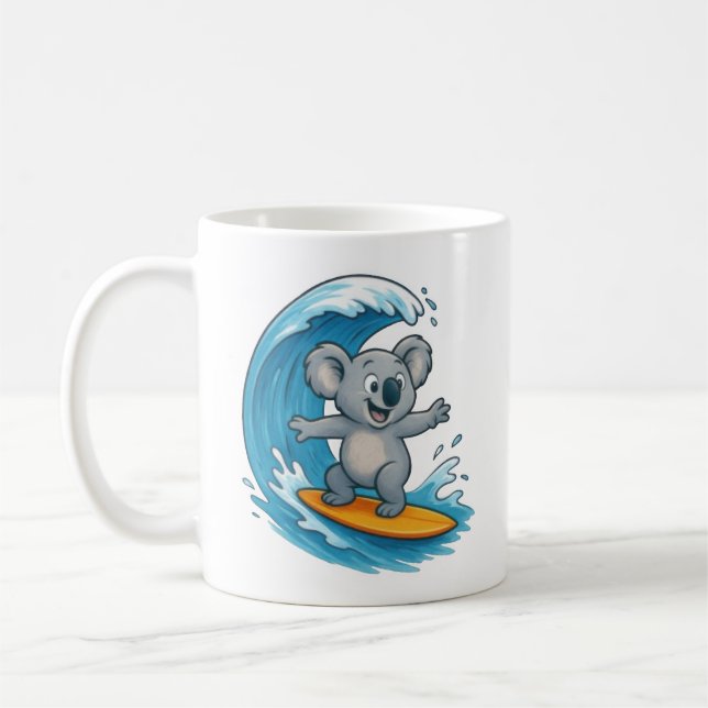Mug Caricature Koala Bear (Gauche)