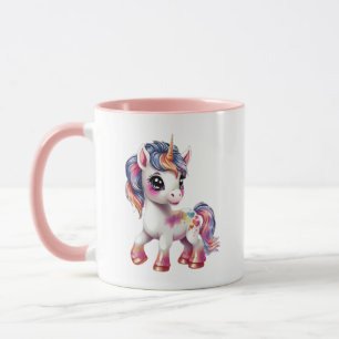 Mug caricature licorne