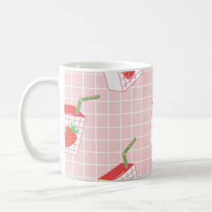 Mug Caricatures de Lait de fraise : Motif