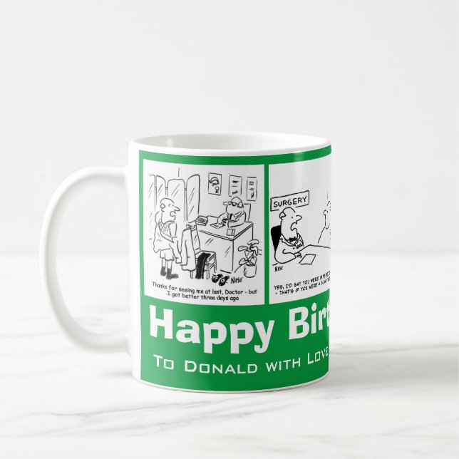 Mug Caricatures sur le thème "Docteur Médicale et sant (Gauche)