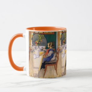 Mug Carl Larsson Petit déjeuner malheureux de Late Ris