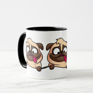 Mug Carlin drôle mignon conception animal chien