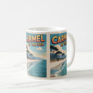 Mug Carmel par la mer plage de la côte pacifique calif