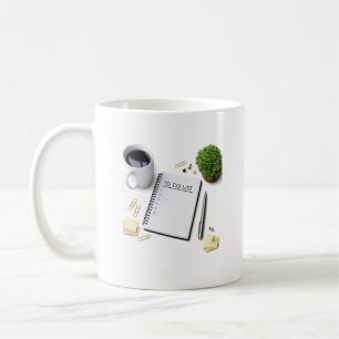 Mug Carnet de liste de choses à faire Café Organiseur