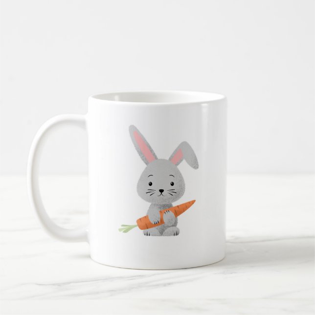 Mug Carotte de lapin en carottes mignonnes (Gauche)