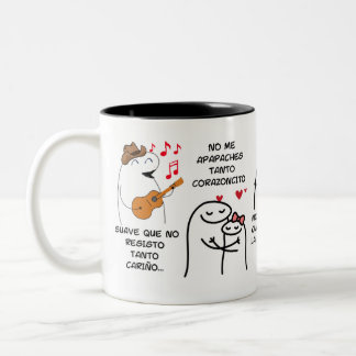Mug carranguero "C0QUETA" Zweifarbige Tasse