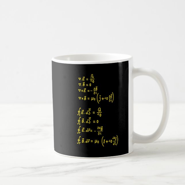 Mug Carré de formule physique Invitation Sticker (Droite)