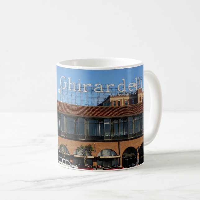 Mug Carré de San Francisco Ghirardelli (Devant droit)