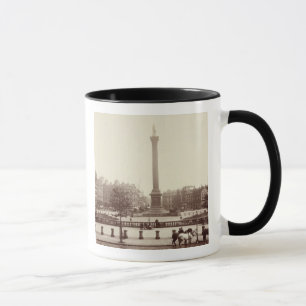 Mug Carré de Trafalgar, Londres (photo de sépia)