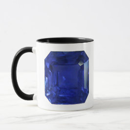 Mug Carré Sapphire Gemstone Blue
