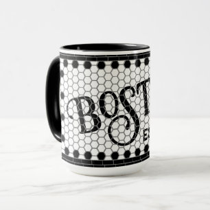 Mug Carreau hexadécimal Imprimer Boston Musique