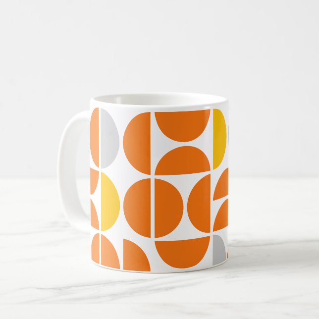 Mug Carreaux ensoleillés du milieu du siècle (Devant gauche)