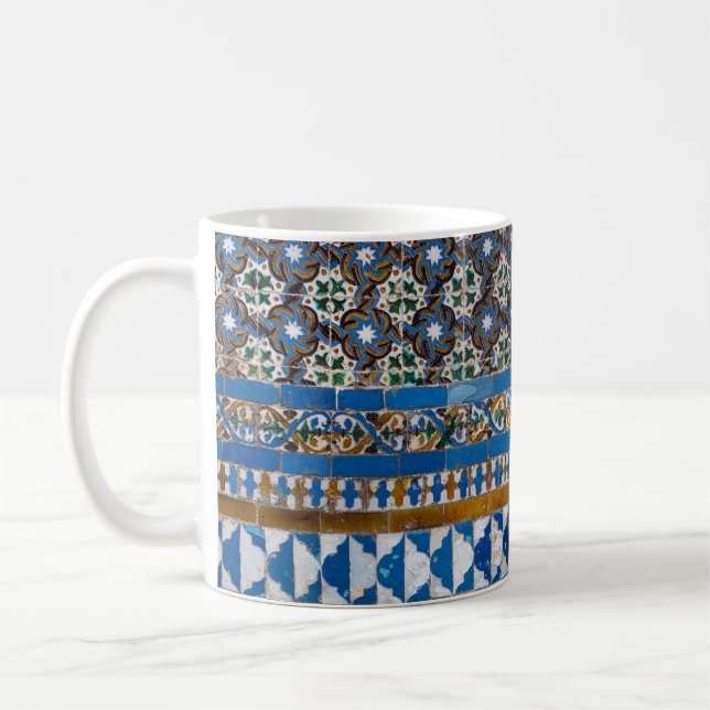 Mug Carreaux espagnols #3 #travel #motif #wall #art (Gauche)