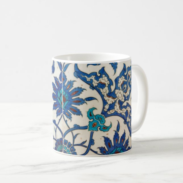 Mug Carreaux Iznik bleu (Devant droit)