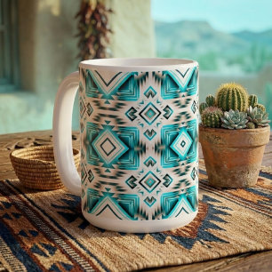 Mug Carrefour du désert Turquoise