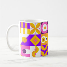 Mug Carrelage clair, style bauhaus
