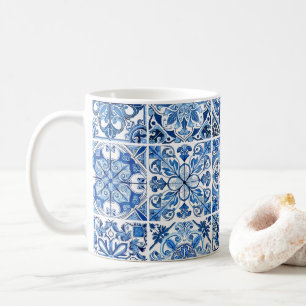 Mug Carrelage méditerranéen, Portugais, Azulejo, Majol