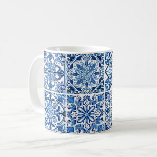 Mug Carrelage méditerranéen, Portugais, Azulejo, Majol