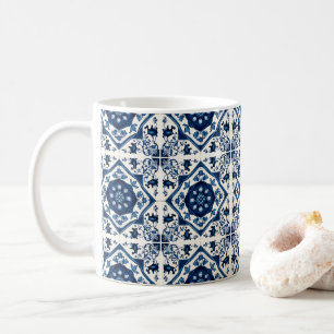 Mug Carrelage méditerranéen, Portugais, Azulejo, Majol