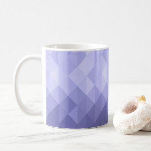 Mug Carrés géométriques violets
