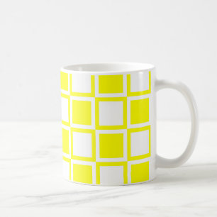 Mug Carrés jaunes gras