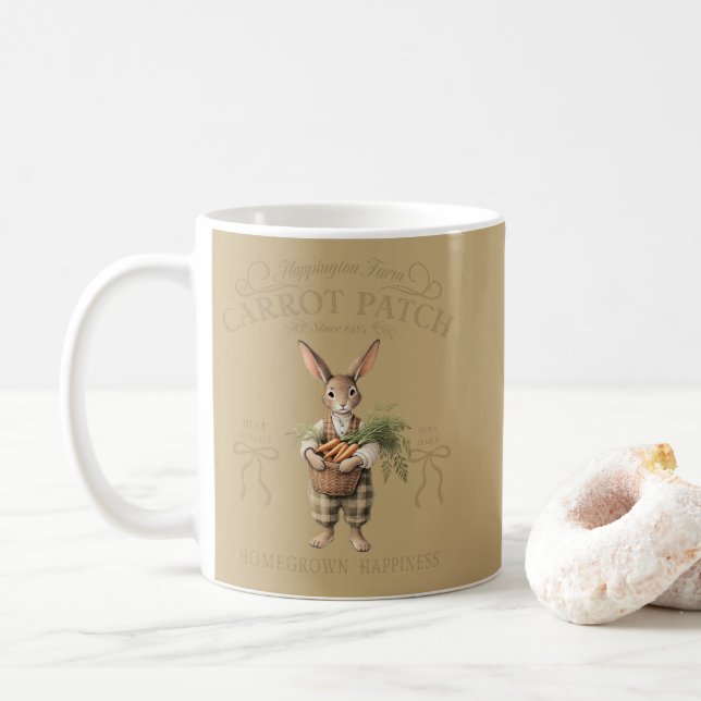 Mug Carrot Patch Bunny Farmer (Avec donut)