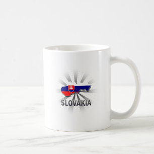 Mug Carte 2,0 de drapeau de la Slovaquie