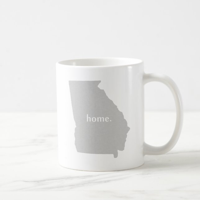 Mug Carte à la maison d'état de silhouette de la (Droite)