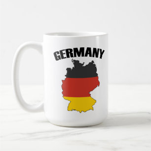 Mug Carte Allemagne - Drapeau allemand - Deutschland T
