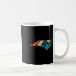 Mug Carte ancienne de l'État de Caroline du Nord Monta