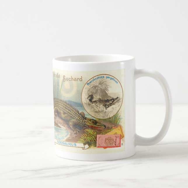 Mug Carte antique de Suchard Chocolat Nicrosaurus (Droite)