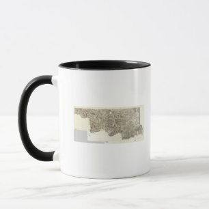 Mug Carte composite de la France