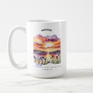 Mug Carte d'affirmation positive Gratitude