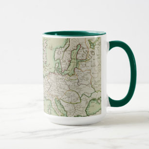 Mug Carte d'attaque navale sur l'Angleterre par