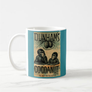 Mug Carte de commerce victorienne : Cocoanut de Dunham