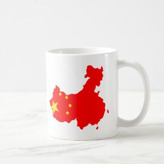 Mug Carte de drapeau de la Chine
