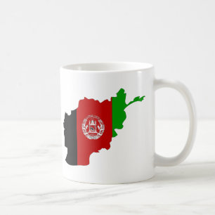 Mug Carte de drapeau de l'Afghanistan