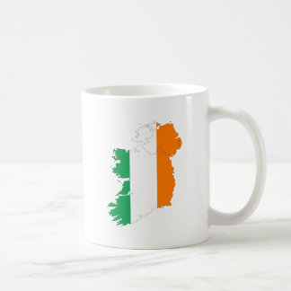 Mug Carte de drapeau de l'Irlande
