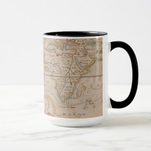 Mug Carte de la circumnavigation de Drake du globe