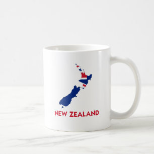 MUG CARTE DE LA NOUVELLE ZÉLANDE