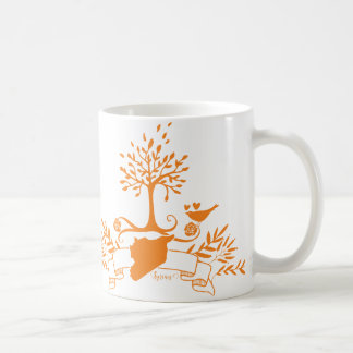 Mug Carte de la Syrie -Style naturel