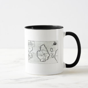 Mug Carte de l'Atlantide, de 'Mundus Subterraneus