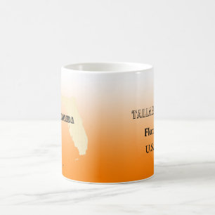 Mug - Carte de l'état de la Floride avec la ville