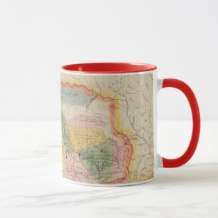Mug Carte de l'état du Texas   1835