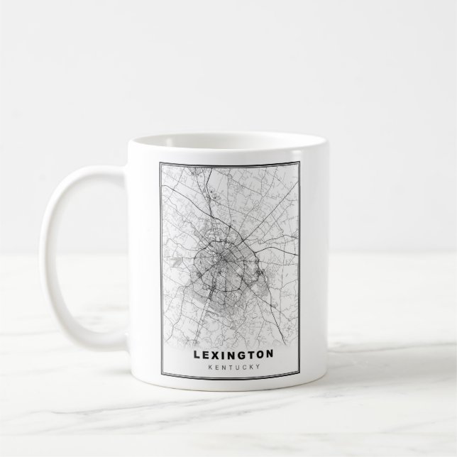 Mug Carte de Lexington (Gauche)