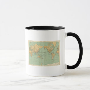 Mug Carte de l'index Nouvel atlas marin mercantile