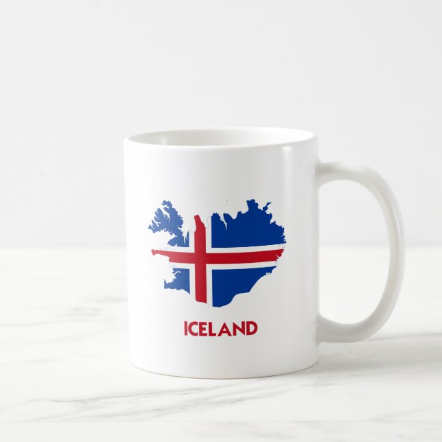 MUG CARTE DE L'ISLANDE (Droite)