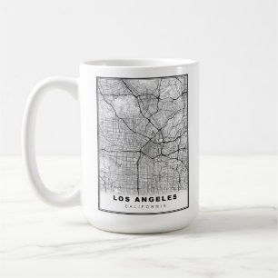 Mug Carte de Los Angeles